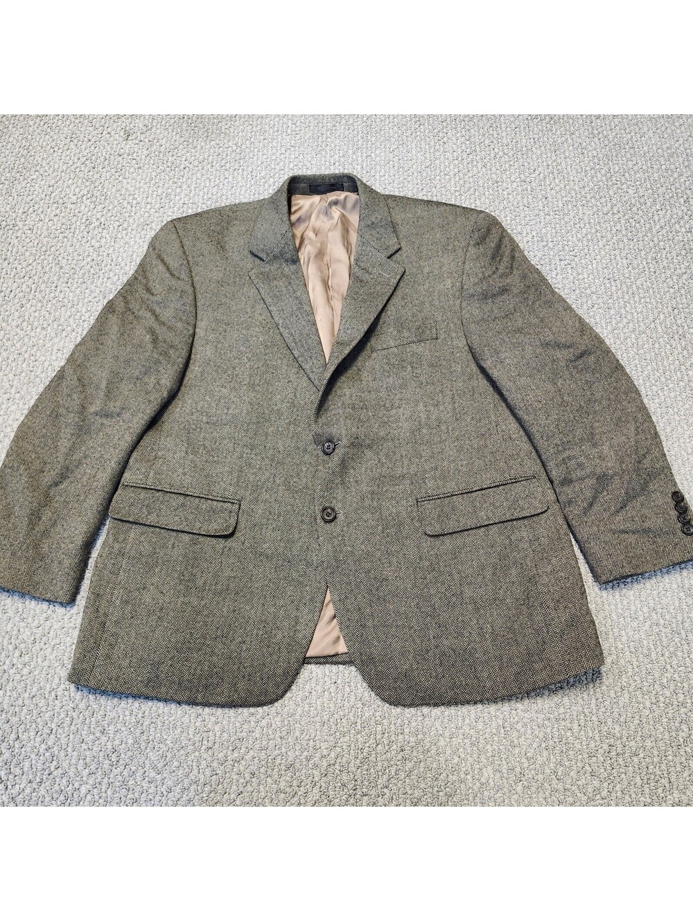 Lauren Ralph Lauren Men's Lambswool Sport Coat Blazer Jacket Size 44 Short